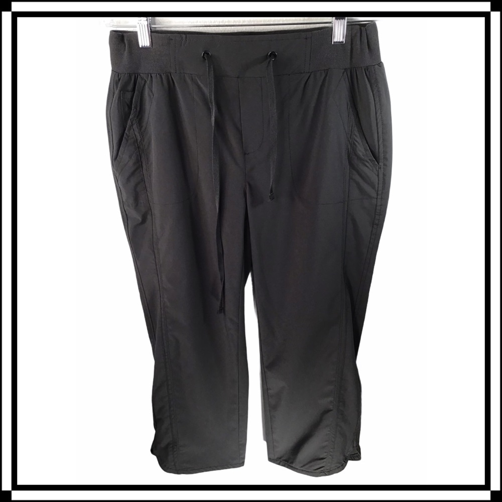 NW - Indigo Capri Drawstring Workout Pants Sz. 6